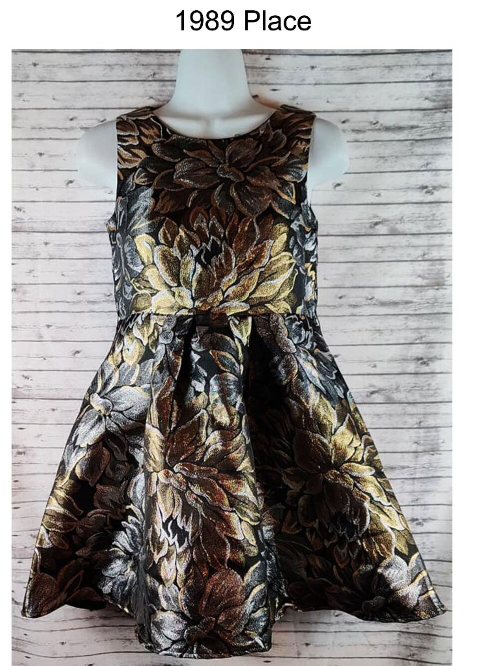 1989 Place Sleeveless Dress Size 12 - Picture 1 of 13